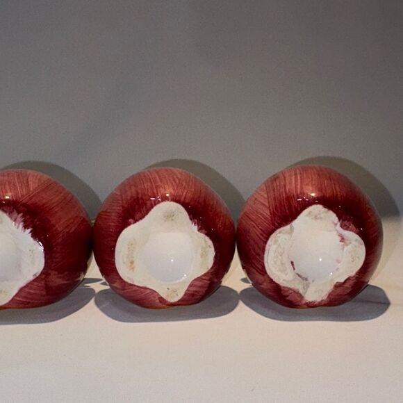 Apple Shaped Ceramic Containers - Picture 8 of 10